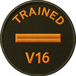 Trained badge, battery v16